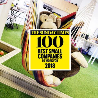 We're a Sunday Times Top 100 Business 2018!