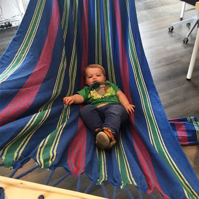 We've recruited a new hammock tester