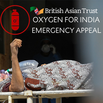 We donated £2600 to 'Oxygen to India'