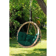Globo Single Green Hanging Chair - (Weatherproof) - Amazonas Online UK